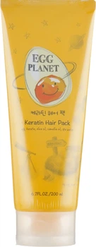 Кератинова маска для пошкодженого волосся - Daeng Gi Meo Ri Egg Planet Keratin Hair Pack 200ml (672241-59977)