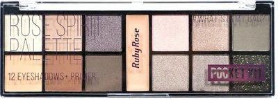 Палетка тіней для повік із праймером Ruby Rose Pocket Palette Drama Look (14.1g) (590919-1674)