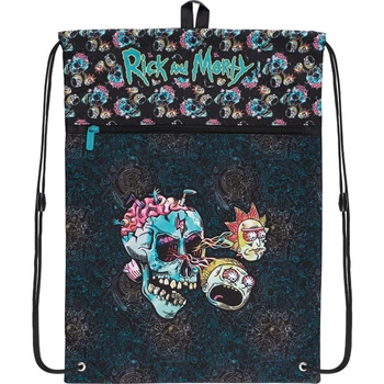 Сумка для обуви с карманом Kite Education Rick and Morty RM22-601L 128 г 49x36 см принт