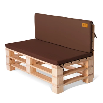 Комплект подушок для вуличних меблів SanchoBAG Оксфорд Коричневий 120x40x5/120х60x5 см (pdm-1013-so205-04)