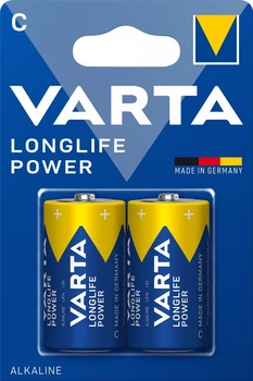 Батарейка VARTA Longlife Power 1.5V C/LR14 (2шт)