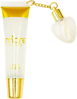 Блеск для губ - More Beauty Lip Gloss 103 – Transparent Pink Glitter (10ml) (1055832-108218)