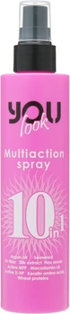 Спрей для волос You Look Professional Multiaction Spray 10 in 1 Pink мгновенного действия 200 мл