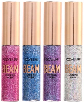 Жидкая подводка с глиттером Focallure Beam Eyeliner 2 - Garnet (8g) (634899-9108)