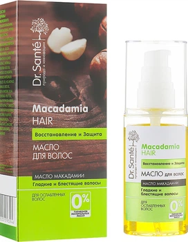 Олія макадамії для волосся "Відновлення та Захист" - Dr. Sante Macadamia Hair 50ml (152445-29235)