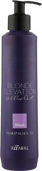 Kaaral Blonde Elevation Yellow Out Маска для освітленого волосся 1000ml (931410-78886)