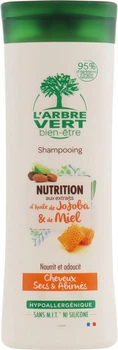 Живильний шампунь з екстрактом олії жожоба та меду - L'Arbre Vert Shampoo 250ml (743559-31158382)