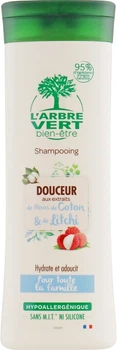 Шампунь смягчающий с экстрактами личи и цветов хлопка - L'Arbre Vert Shampoo 250ml (743561-69966)