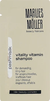 Вітамінний шампунь для волосся - Marlies Moller Pashmisilk Vitality Vitamin Shampoo (пробник) 7ml (328111-84254)