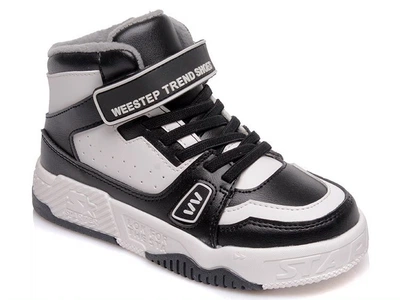 Ботинки для мальчика черно-белые Weestep R567765559 BK 29