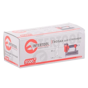 Цвях для степлера Intertool 1,0x1,25мм 5000шт (PT-8650)