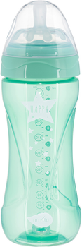 Детская Антиколиковая бутылочка Nuvita NV6052 Mimic Cool 330мл зеленая (NV6052GREEN)