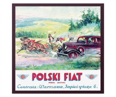 Постер CP Polski FIAT 1934, Автомобілі 62х62 см (194)
