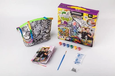 Сумка-раскраска My Color Bag , мини, в коробке, Danko Toys (MCOB-01-04)