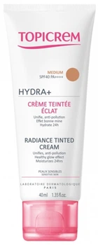 Тональний крем з ефектом сяйва Topicrem Hydra+ Radiance Tinted Cream SPF 40 (40ml) (834091-6758)