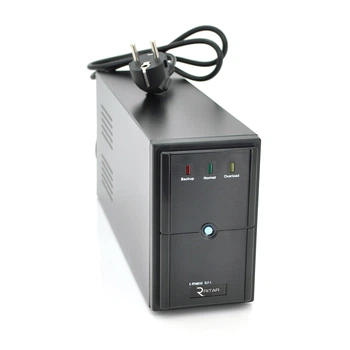 ИБП Ritar E-RTM650 (390W) ELF-L, LED, AVR, 2st, 2xSCHUKO socket, 1x12V7Ah, metal Case Q4 (310*85*140)