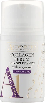 Коллагеновая сыворотка для секущихся кончиков - A1 Cosmetics For Split Ends Collagen Serum With Argan Oil 50ml (1062665-71492)