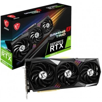 Відеокарта MSI PCI-Ex GeForce RTX 3080 Ti Gaming X Trio 12GB GDDR6X (384bit) (1770/19000) (HDMI, 3 x DisplayPort) (RTX 3080 Ti GAMING X TRIO 12G)