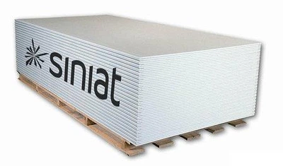 Гипсокартон стеновой Plato Siniat 2500*1200*12,5 мм