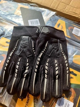 Тактичні рукавички рукавиці TEXAR DRAGO захисні рукавички для ЗСУ ХL Чорний
