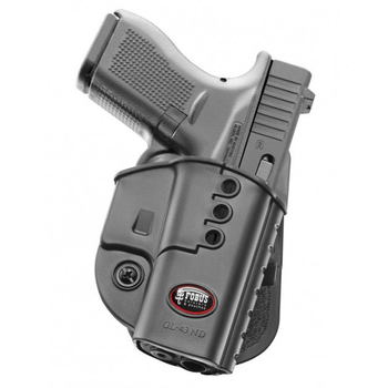 Кобура Fobus для Glock 43 с поясным фиксатором под левую руку (1013-2370.23.24)