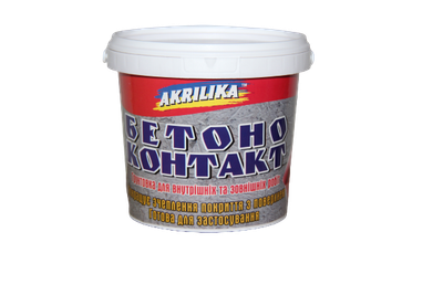 Грунтовка бетоноконтакт Akrilika 1,4 кг