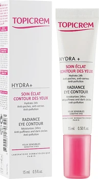 Крем для сяйва шкіри навколо очей - Topicrem Hydra+ Radiance Eye Contour 15ml (833567-1187)