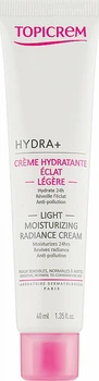 Легкий зволожувальний крем для сяйва шкіри - Topicrem Hydra + Light Moisturizing Radiance Cream 40ml (1007643-15213)