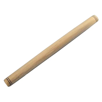 Качалка Wood&Steel для тіста пряма без ручок 40 см d-3 см