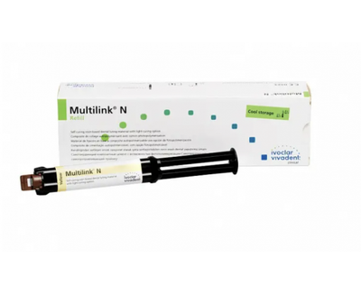 Multilink N refill Yellow Ivoclar шприц 6г