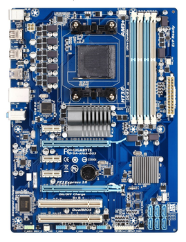 Материнская плата ТОПОВАЯ Socket AM3+ GIGABYTE GA-970A-DS3 SLI 125W Ready ( sAM3+/AM3, DDR3, AMD 970, PCI-Ex16 ) Б/У