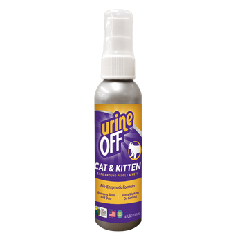 Спрей Tropiclean Urine Off для удаления органических пятен и запахов для кошек и котов 118 мл 016998