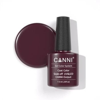 Гель-лак CANNI 258 насыщенный глубокий марсала, 7,3 ml