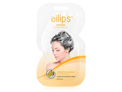 Маска для волос «Роскошное сияние» с маслом алоэ вера Ellips Vitamin Hair Mask Smooth & Shiny With Aloe Vera Oil, 20г (8993417489921)