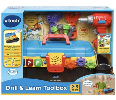 Ігровий набір музичний ящик з інструментами VTech Drill & Learn Toolbox (3417761782002)