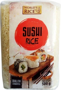Рис World's Rice для суші 500 г (4820009102903)