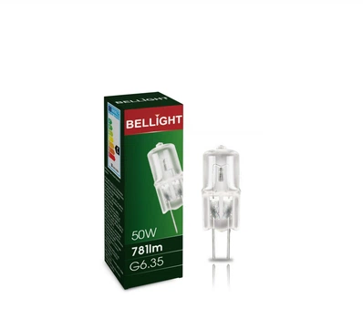 Галогенна капсульна лампа JC 12V 50W clear