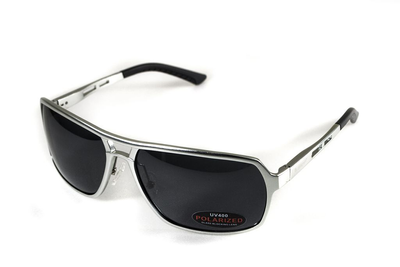 Очки поляризационные BluWater Alumination-4 Silver Polarized (gray) серые