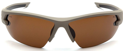 Очки защитные открытые (тактические) Venture Gear Tactical Semtex Tan (Anti-Fog) (bronze) коричневые