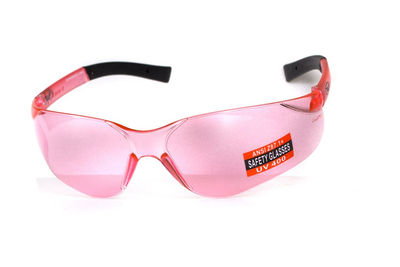 Детские поляризационные очки Global Vision Mini-TurboJet (dark pink) розовые
