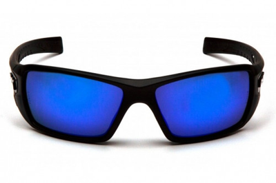 Очки защитные открытые (тактические) Pyramex Velar (ice blue mirror) синие зеркальные