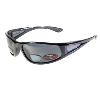 Бифокальные поляризационные очки BluWater Bifocal-3 (+2.5) Polarized (gray) серые