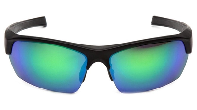 Очки поляризационные защитные 2в1 Venture Gear Tensaw Polarized (green mirror) зеркальные сине-зеленые