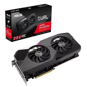 Видеокарта AMD Radeon RX 6750 XT 12GB GDDR6 Dual OC Asus (DUAL-RX6750XT-O12G)