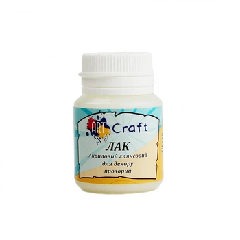 Глянцевый акриловый лак для покрытия готовых картин Art Craft 20 мл 5000-AC