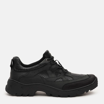 Мужские тактические кроссовки Prime Shoes 524 Black Leather 05-524-30100 42 (28 см) Черные (PS_2000000187013)
