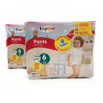 Підгузки-трусики Lupilu Soft & dry Розмір 6, 15+ кг, 64 шт