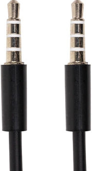 Аудио кабель PowerPlant mini jack 3.5 мм 4 pin M-M 1.2 м (CA913053)