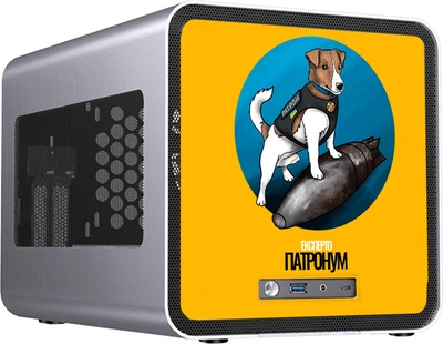 Корпус QUBE V8 Gray Patriot_V8_Patron (QBV8D_FBNU3PP)
