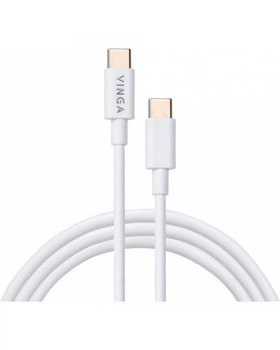 Дата кабель USB Type-C to Type-C 1.0m 45W PVC Vinga (VCPCTC45W)